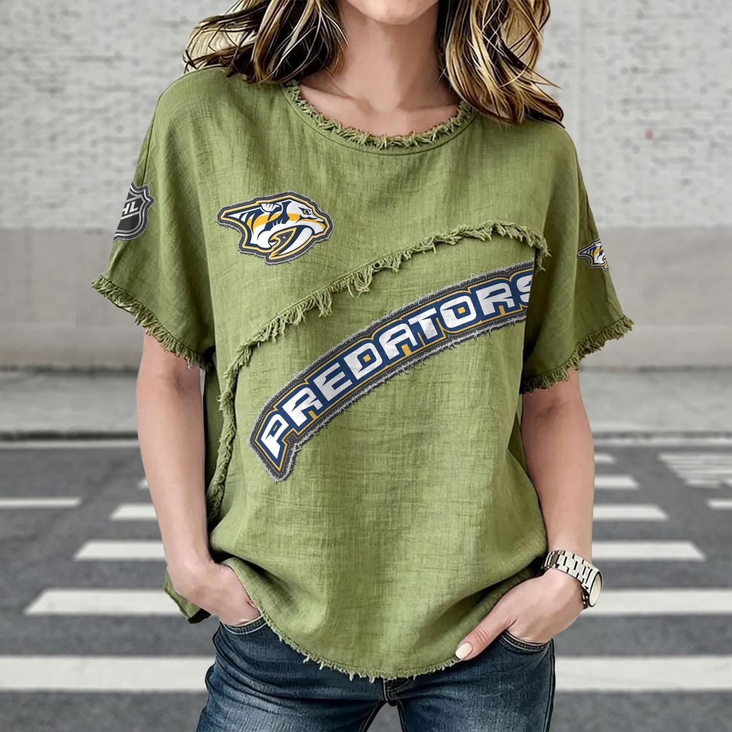 NSH x NHL Women’s Vintage O-Neck 2905 DatND DVT