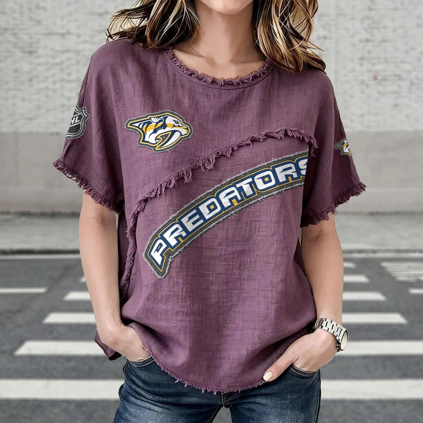 NSH x NHL Women’s Vintage O-Neck 2905 DatND DVT