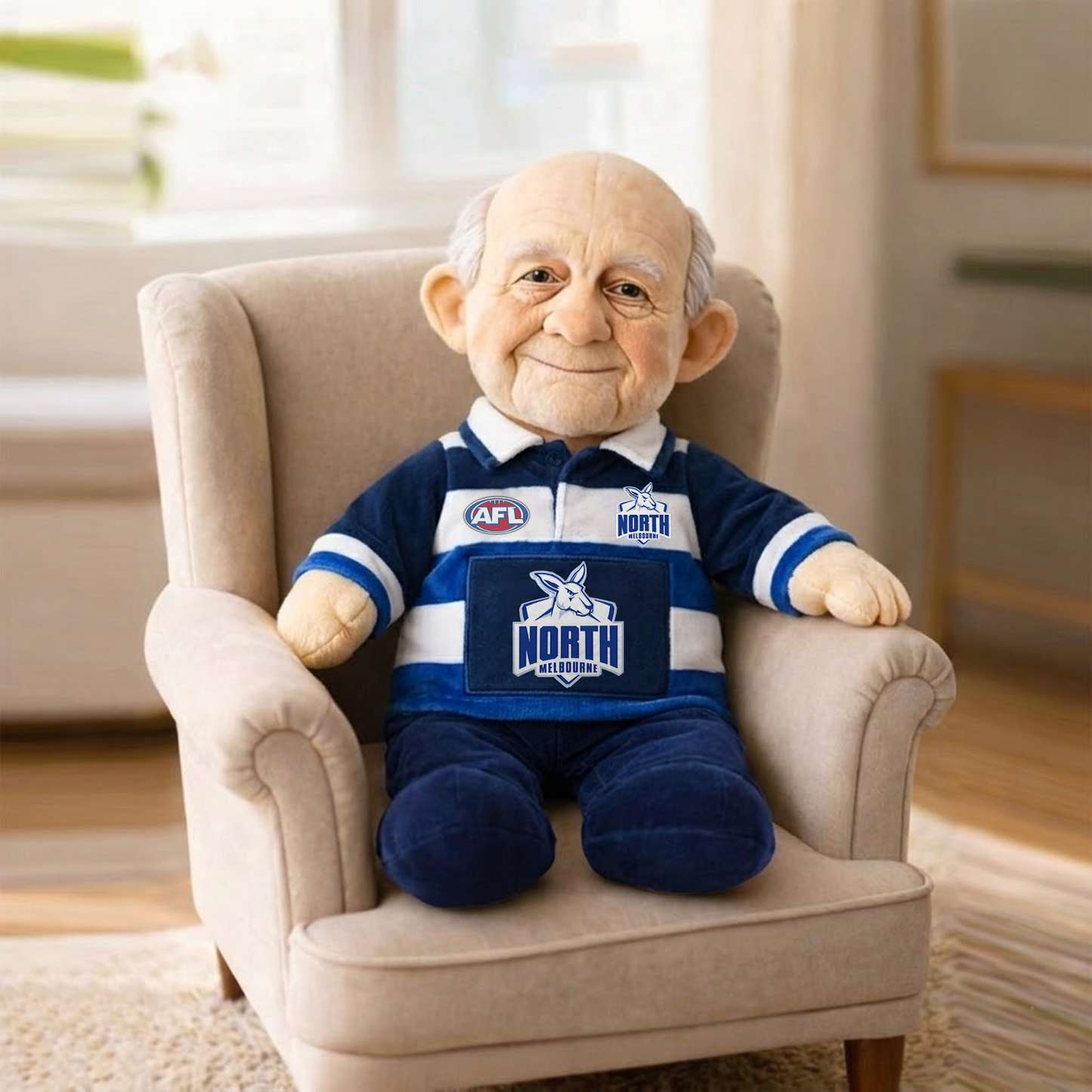NTH x AFL Grandpa Plush Mascot 0704 DatND DVT