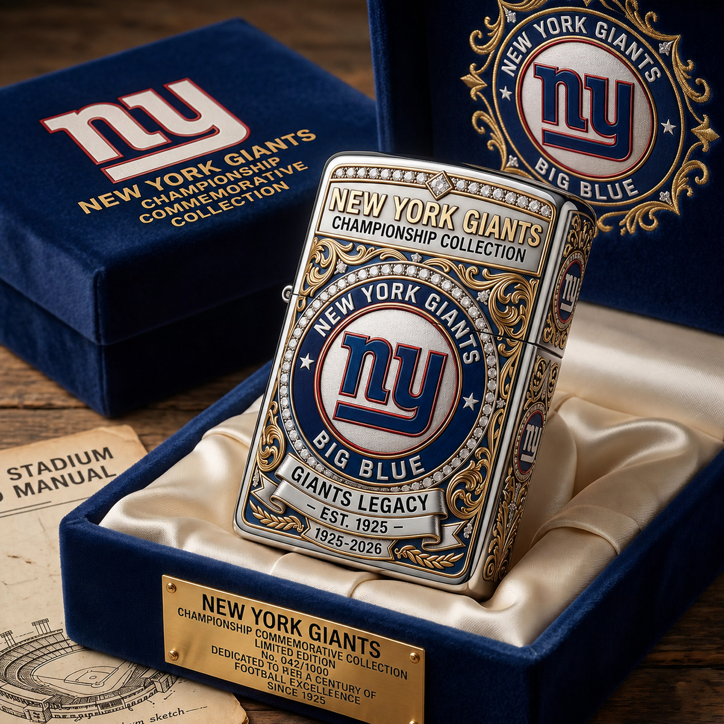 NYG x NFL Premium Lighter Case 2105 DatND DVT