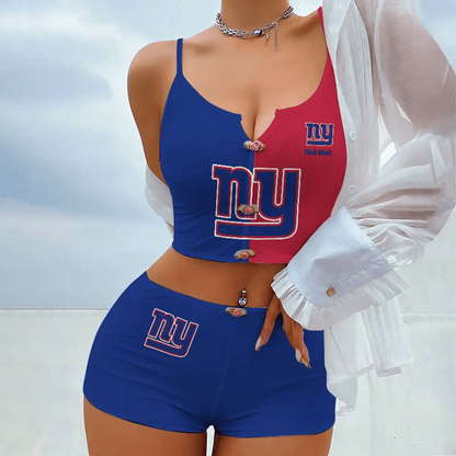 NYG x NFL Summer Full Set Woman Lingerie DATND TANTD