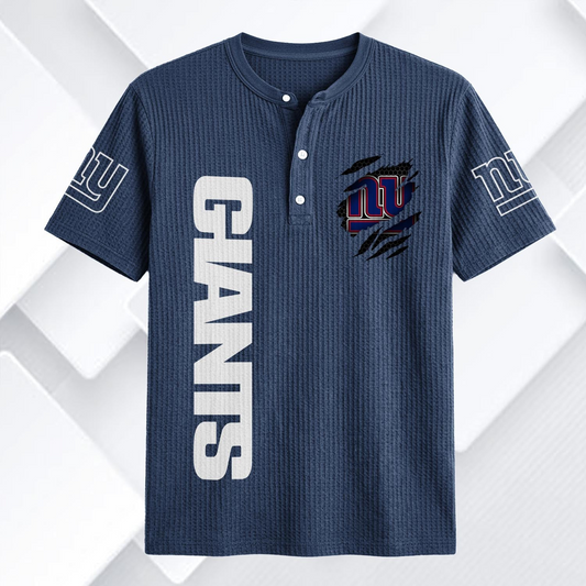 NYG x NFL Waffle Short-Sleeve Shirt 2205 DatND DVT
