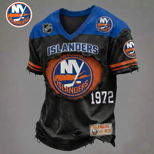 NYI NHL Luxury V4 Classic T-shirt DDT 290526 HLPHUONG