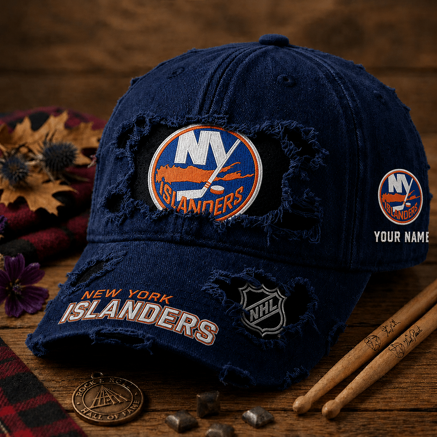 NYI x NHL Denim Washed Cap New Style DATND TANTD 290526