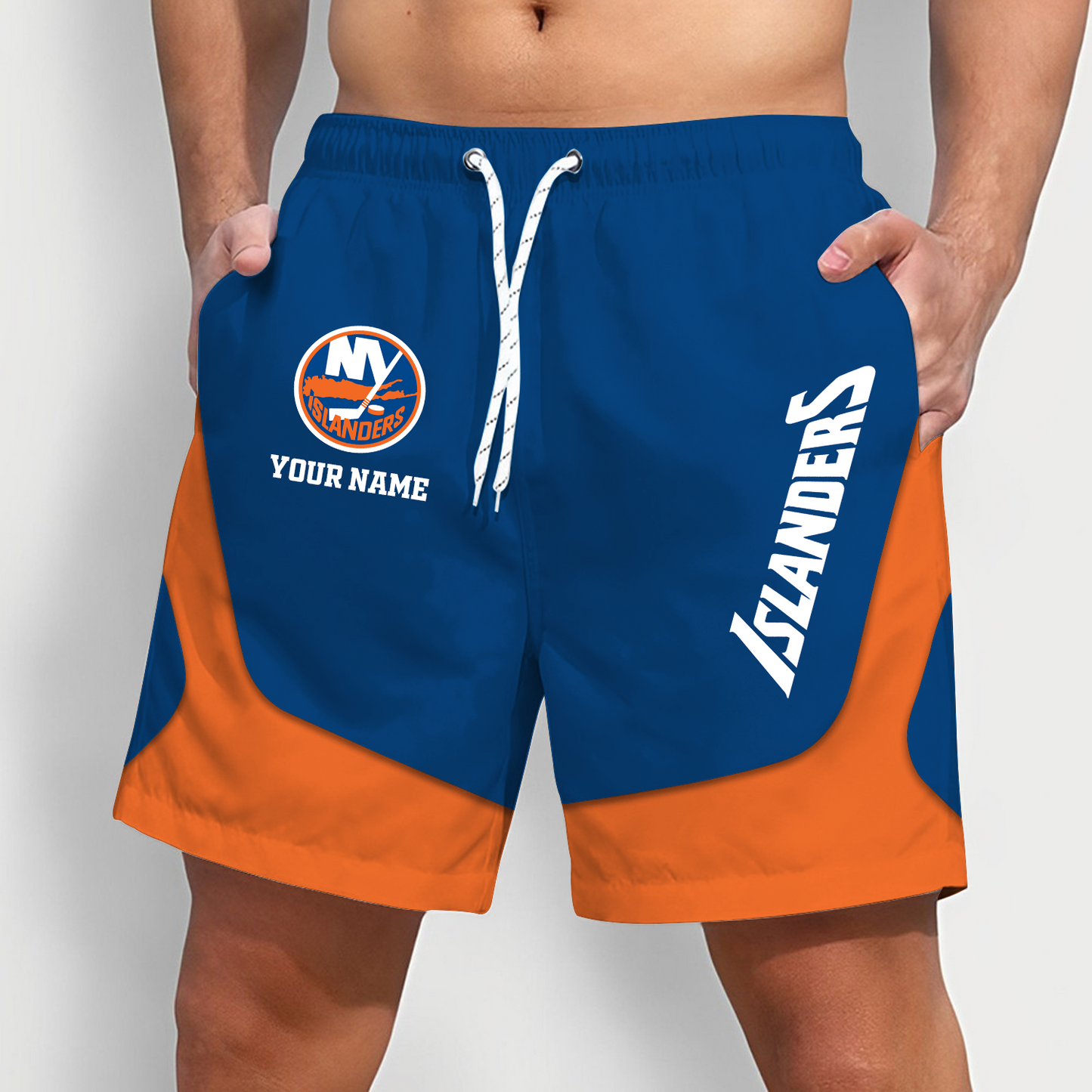 NYI x NHL Team Special Short Pants For Men Custom Name Gifts DATND TANTD 090426