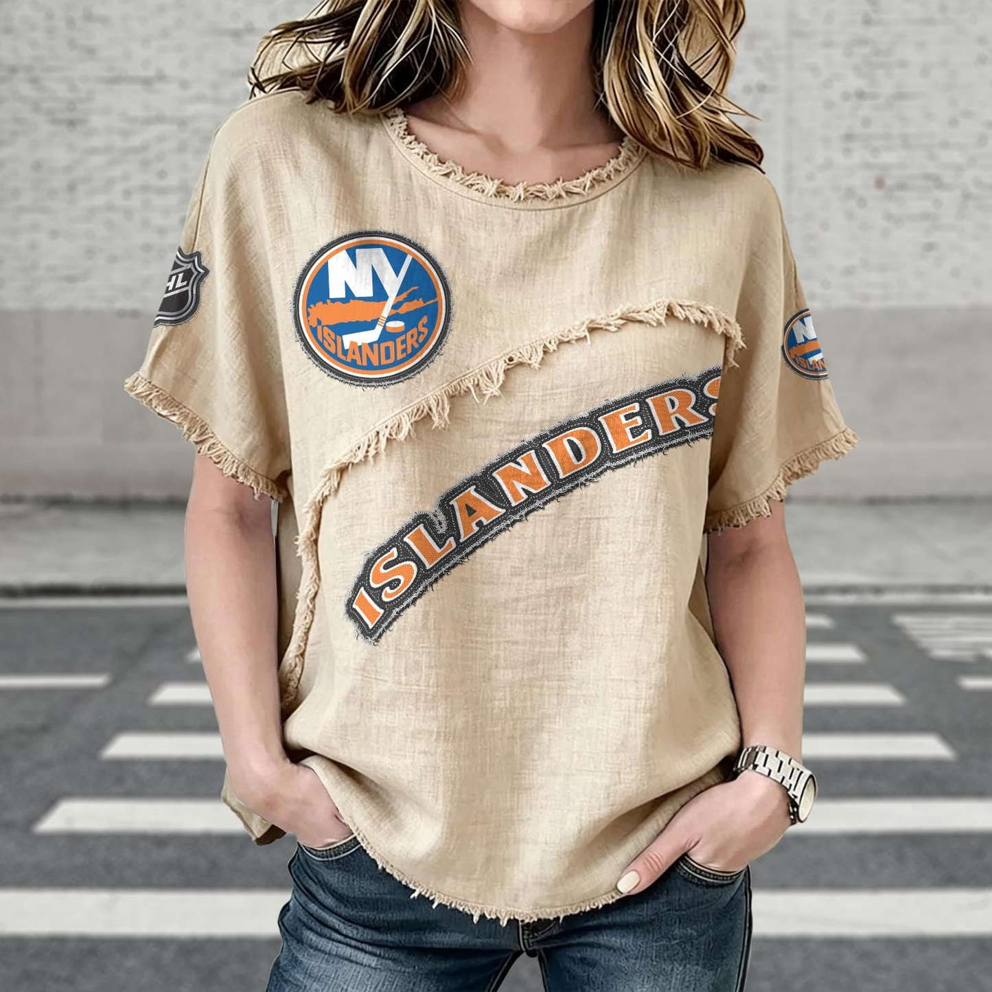NYI x NHL Women’s Vintage O-Neck 2905 DatND DVT