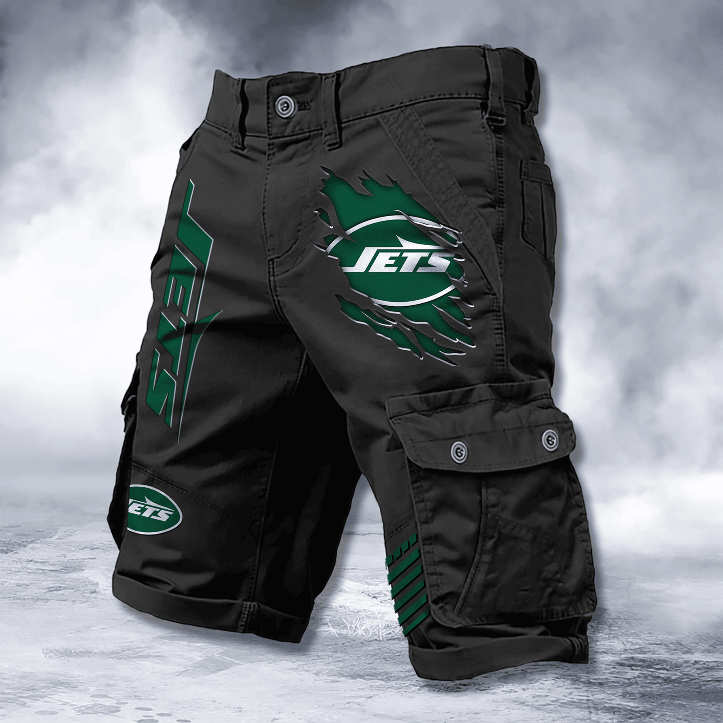 NYJ x NFL Cotton Cargo Shorts DATND TANTD 2705