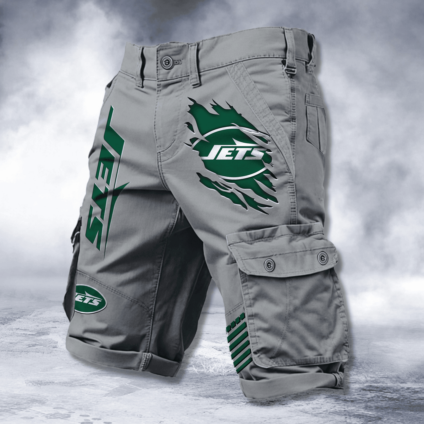 NYJ x NFL Cotton Cargo Shorts DATND TANTD 2705