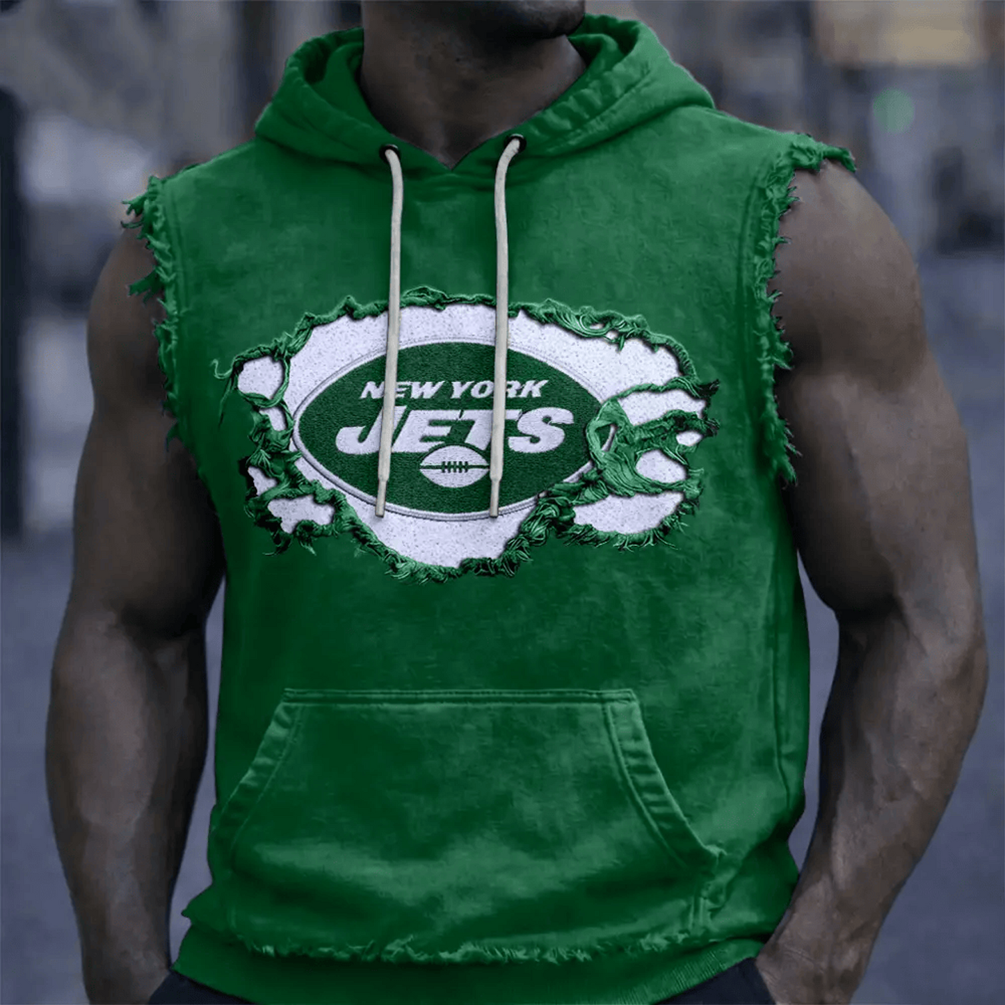 NYJ x NFL Men’s Sleeveless Hoodie Tank DATND TANTD 280526