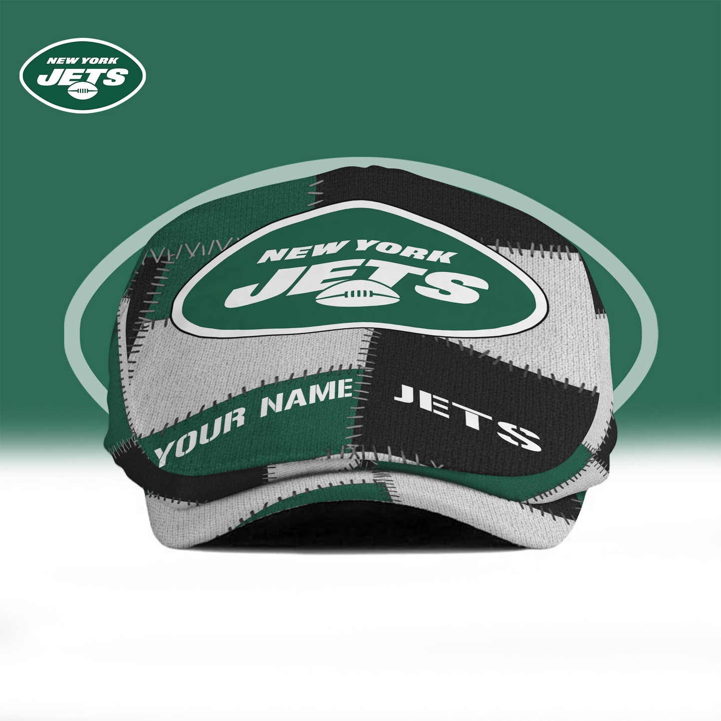 NYJ x NFL Personalized Premium Jeff Cap DDT CTND