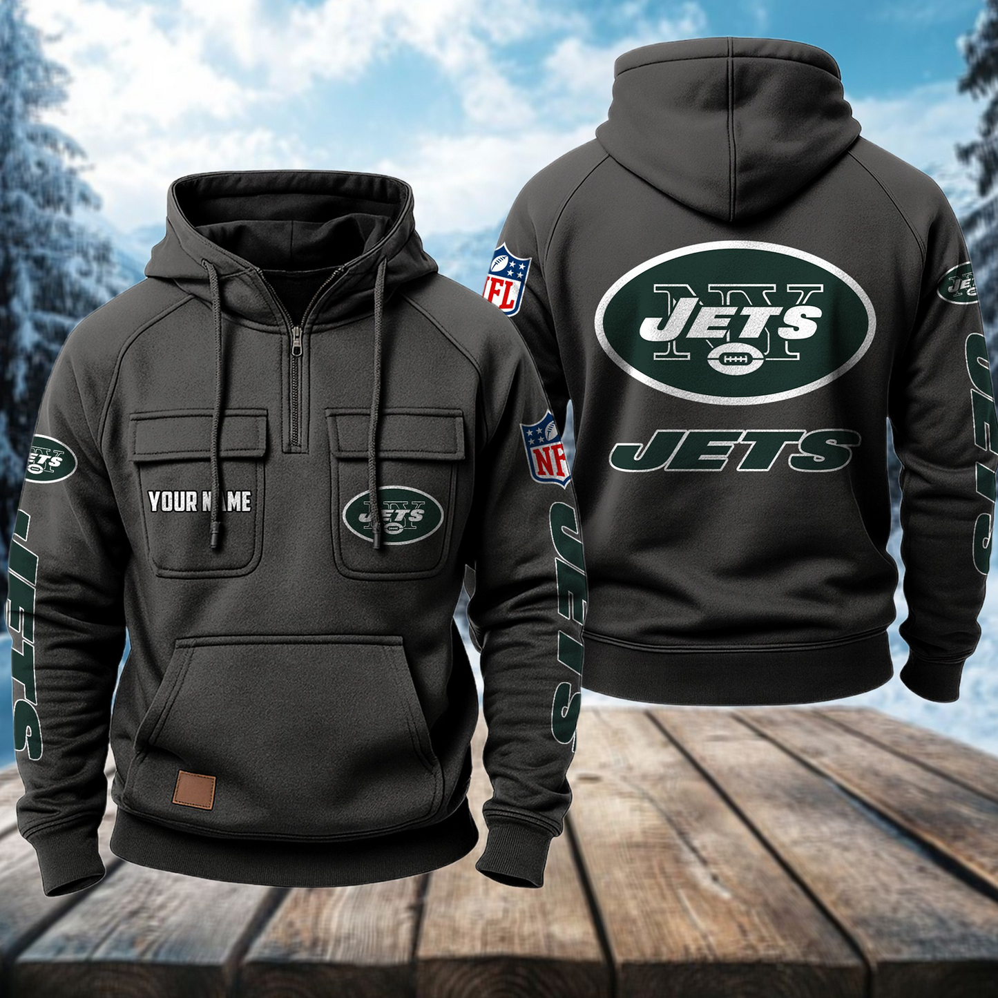 NYJ x NFL Premium Hoodie DATND TANTD