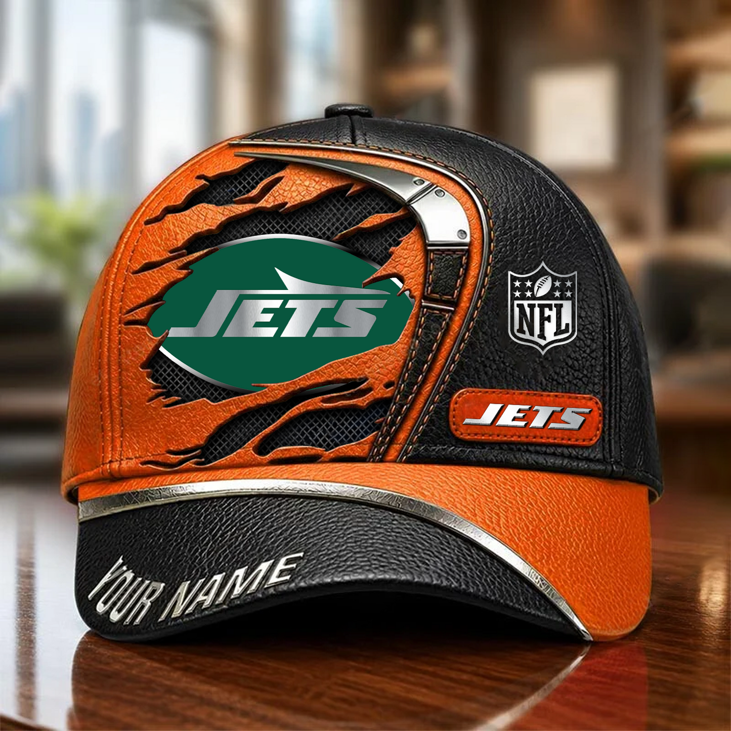 NYJ x NFL Premium Multicolor 3D Cap 200626