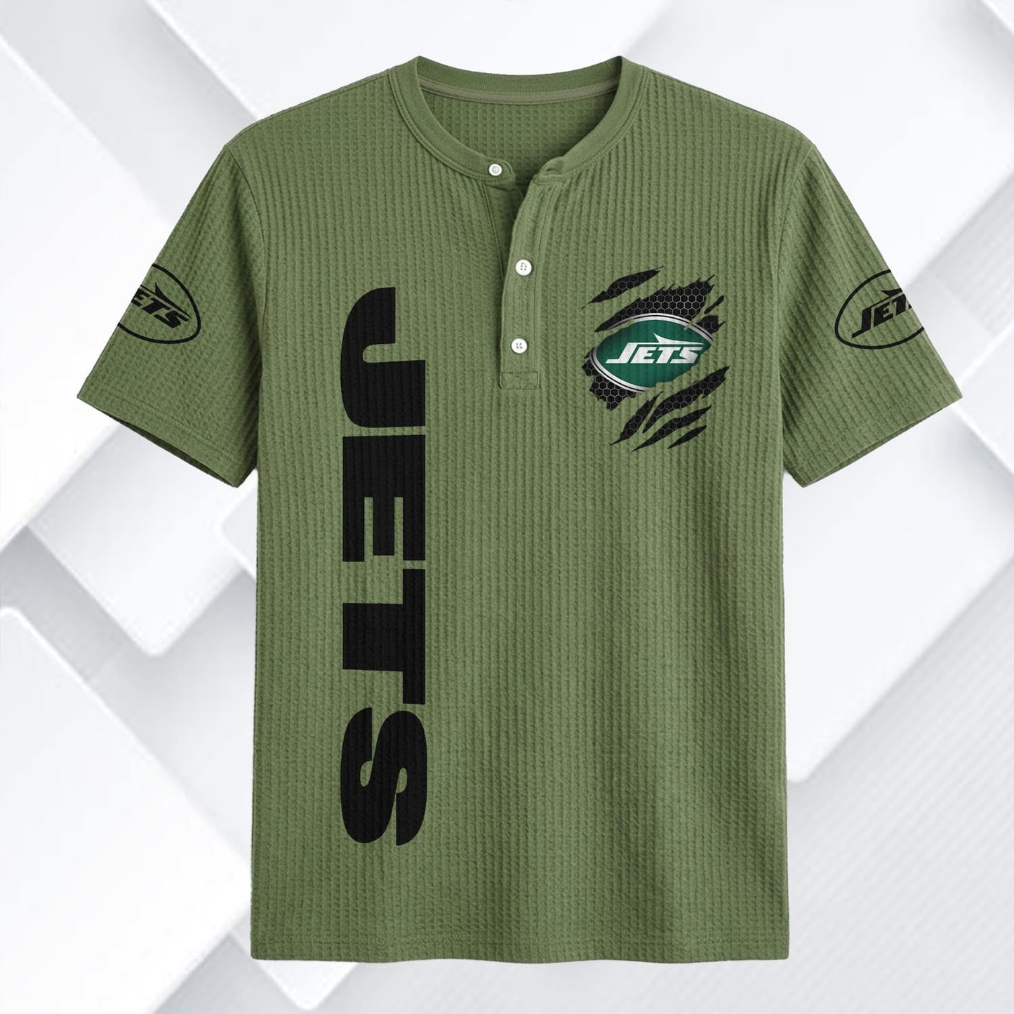 NYJ x NFL Waffle Short-Sleeve Shirt 2205 DatND DVT