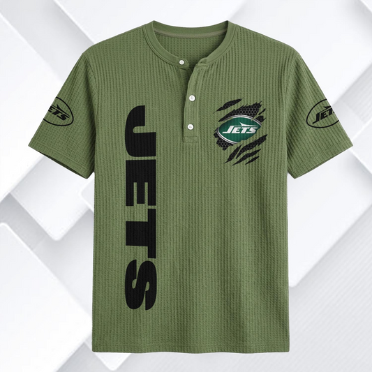 NYJ x NFL Waffle Short-Sleeve Shirt 2205 DatND DVT