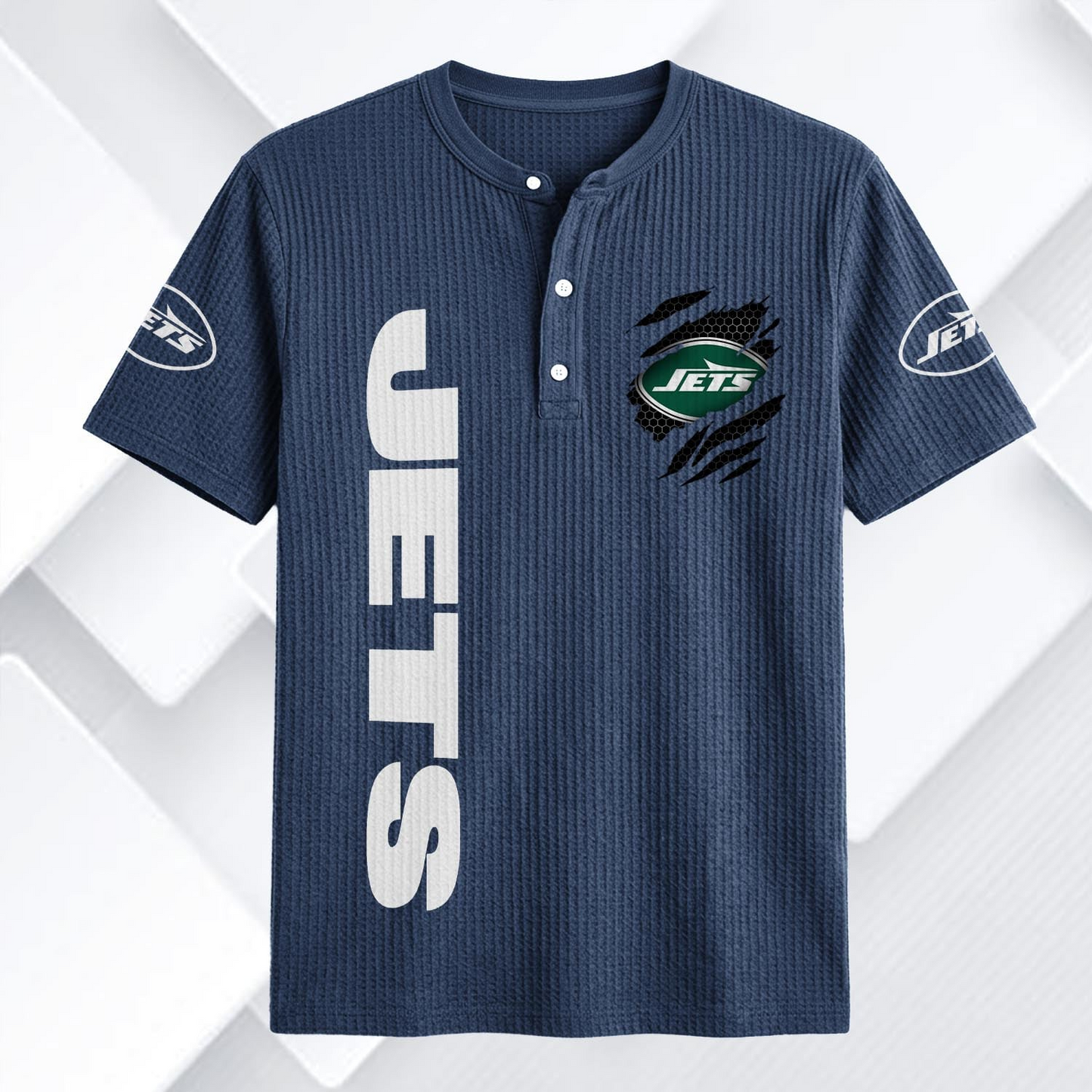 NYJ x NFL Waffle Short-Sleeve Shirt 2205 DatND DVT