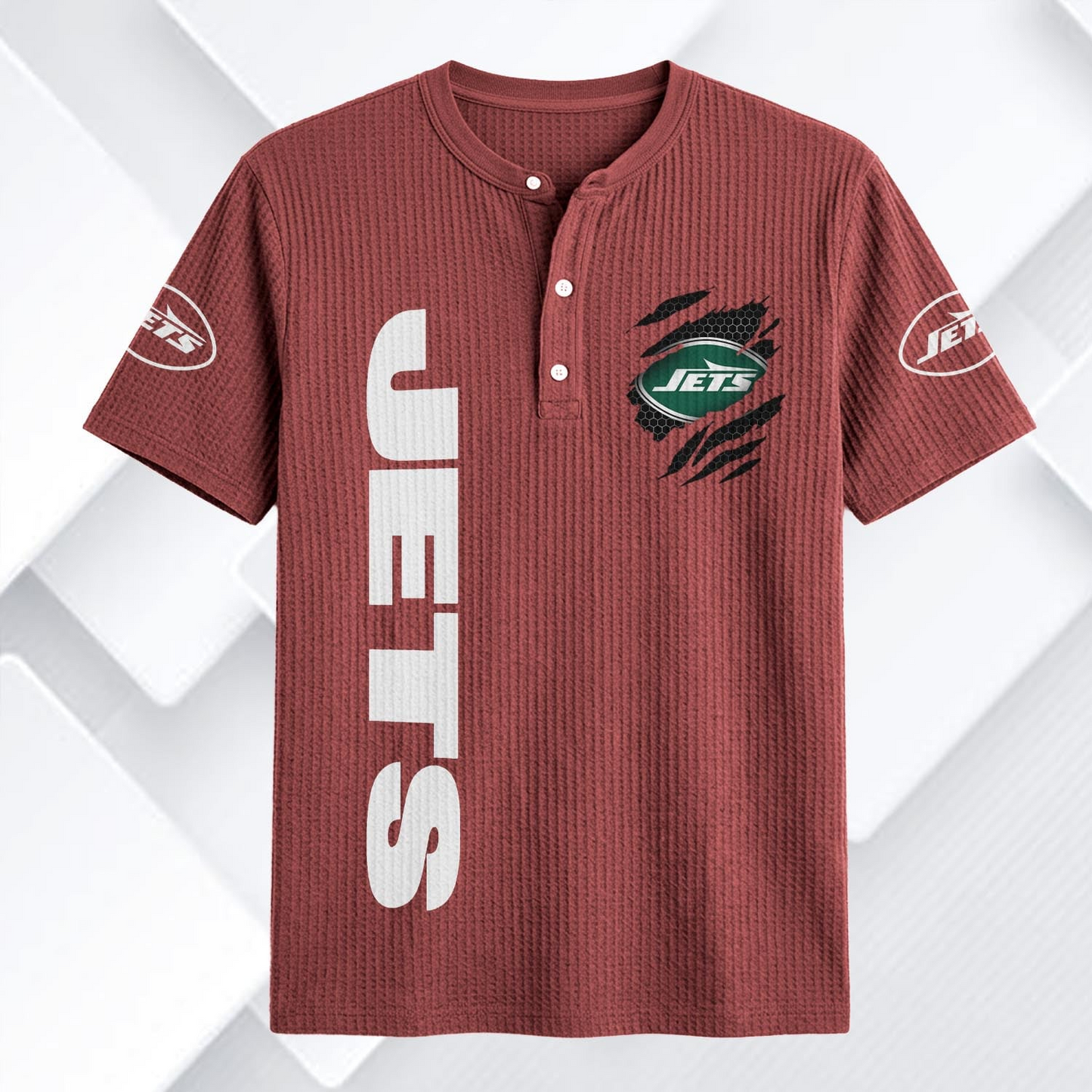 NYJ x NFL Waffle Short-Sleeve Shirt 2205 DatND DVT