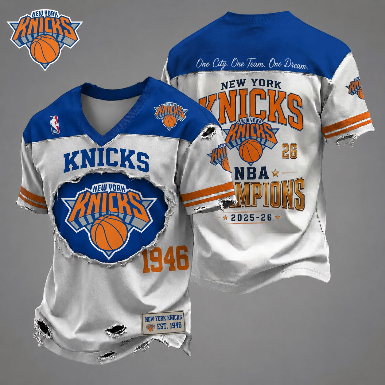 NYK x NBA Finals Champions Luxury Shirt 150626