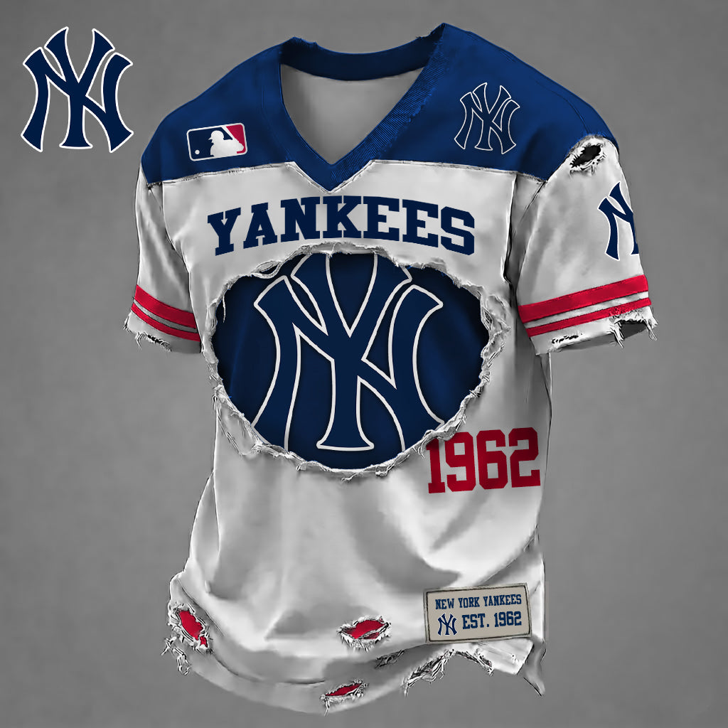 NYY x MLB Luxury Classic T-shirt DDT 150526 TTTZ