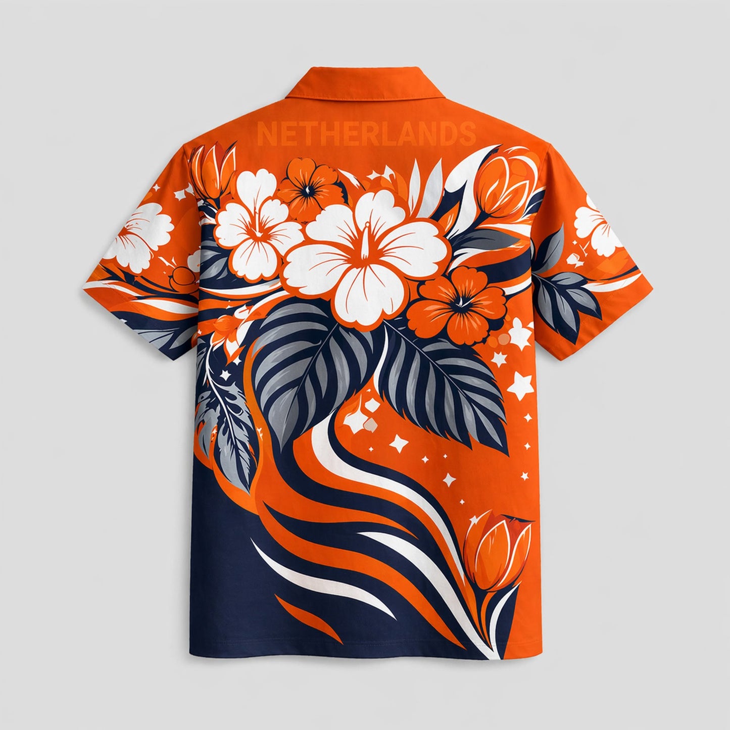 Netherlands World Cup 2026 Floral Hawaiian Shirt PVT02 DATND LBN 90526