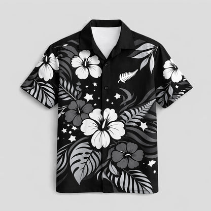New Zealand World Cup 2026 Floral Hawaiian Shirt PVT02 DATND LBN 90526