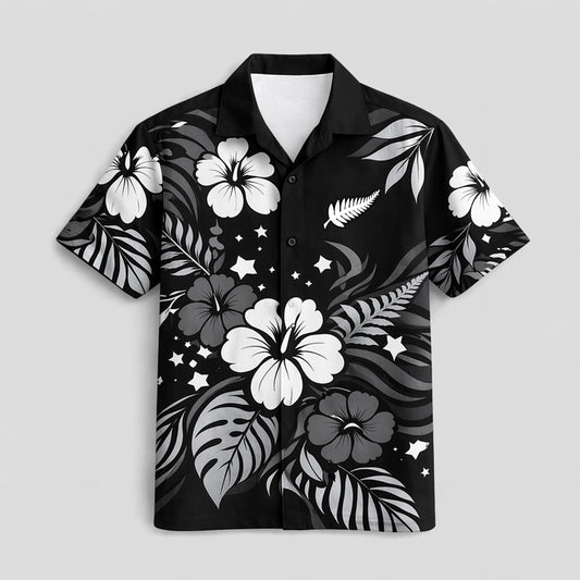 New Zealand World Cup 2026 Floral Hawaiian Shirt PVT02 DATND LBN 90526