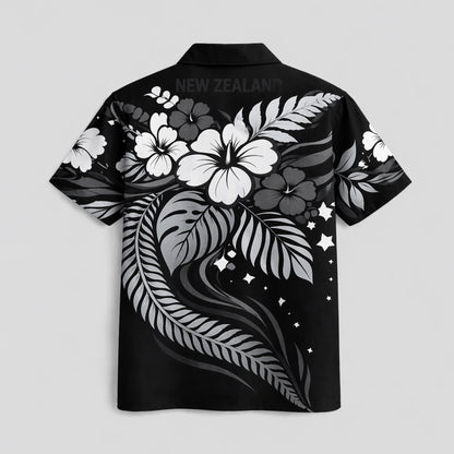 New Zealand World Cup 2026 Floral Hawaiian Shirt PVT02 DATND LBN 90526
