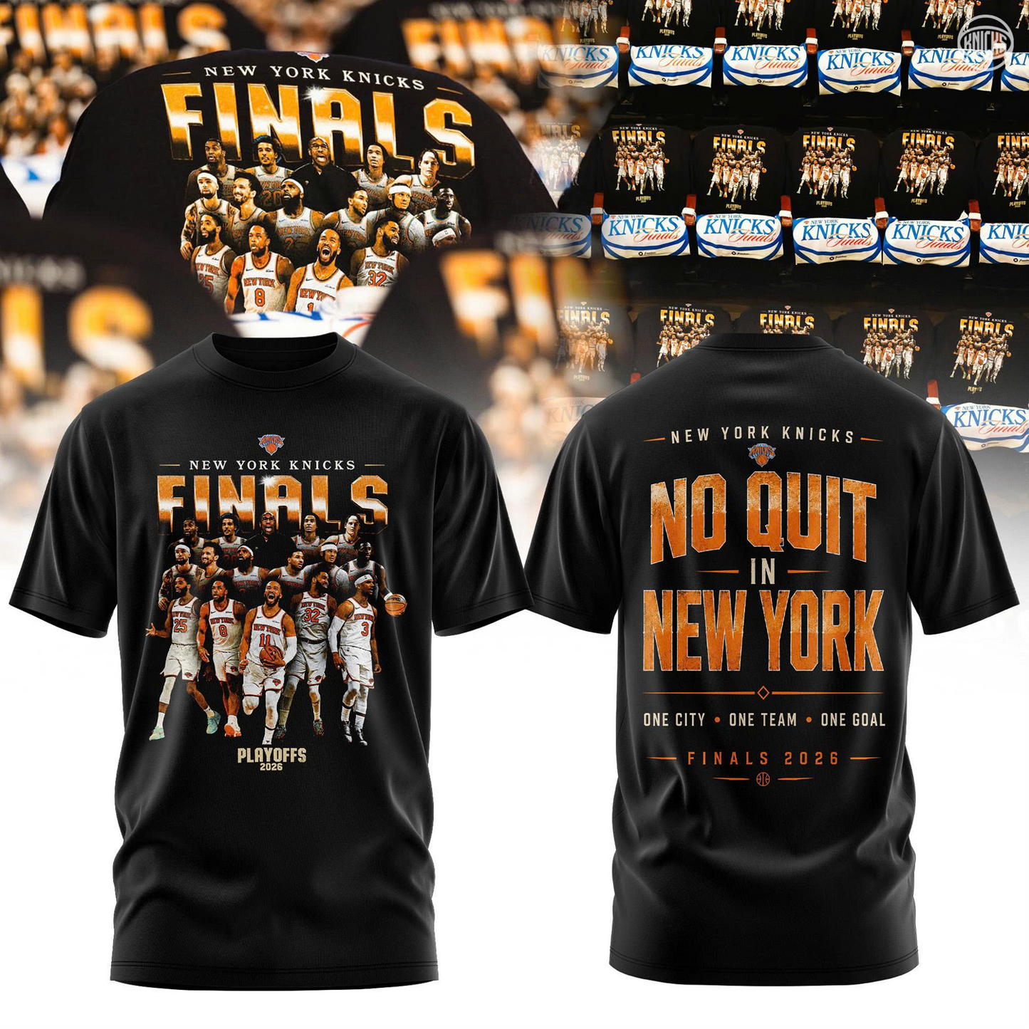 No Quit In New York Finals 2026 3D Shirt 0906  1