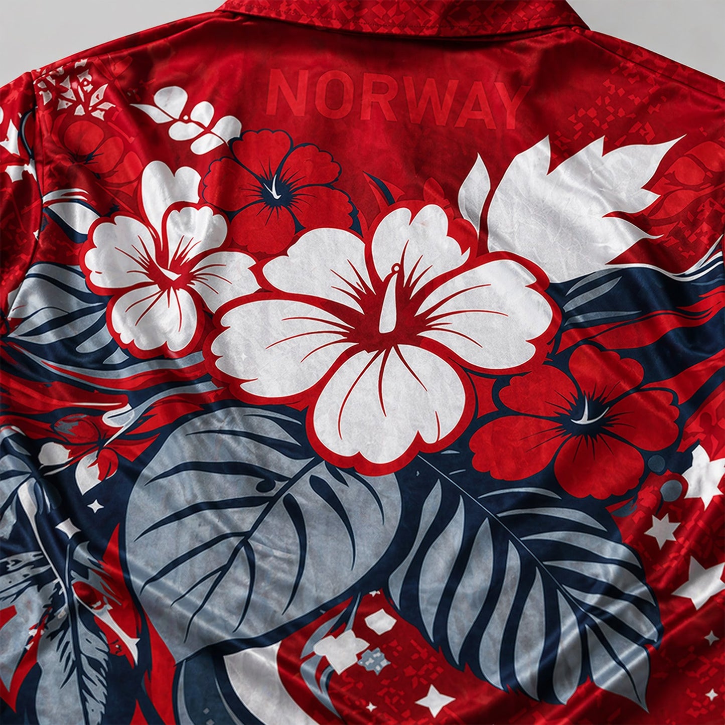 Norway World Cup 2026 Floral Hawaiian Shirt PVT02 DATND LBN 90526