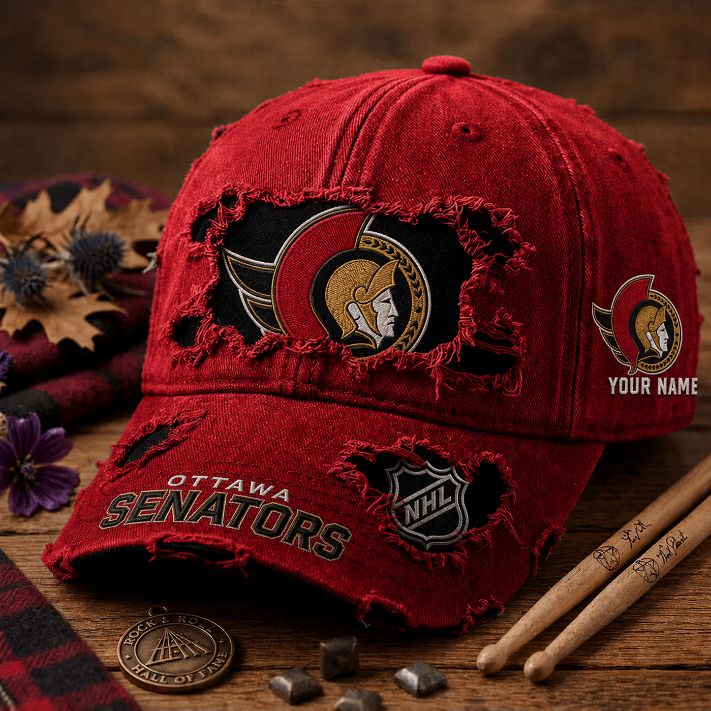 OTT x NHL Denim Washed Cap New Style DATND TANTD 290526