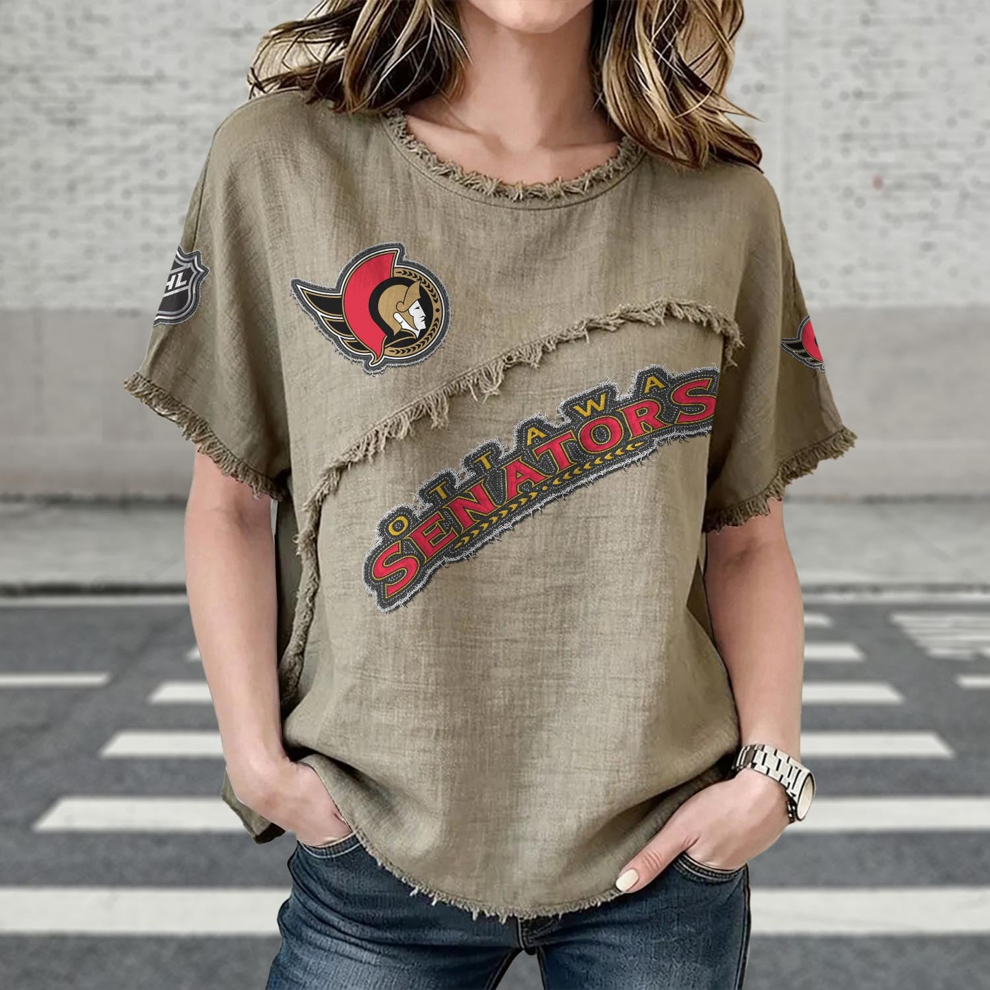 OTT  x NHL Women’s Vintage O-Neck 2905 DatND DVT