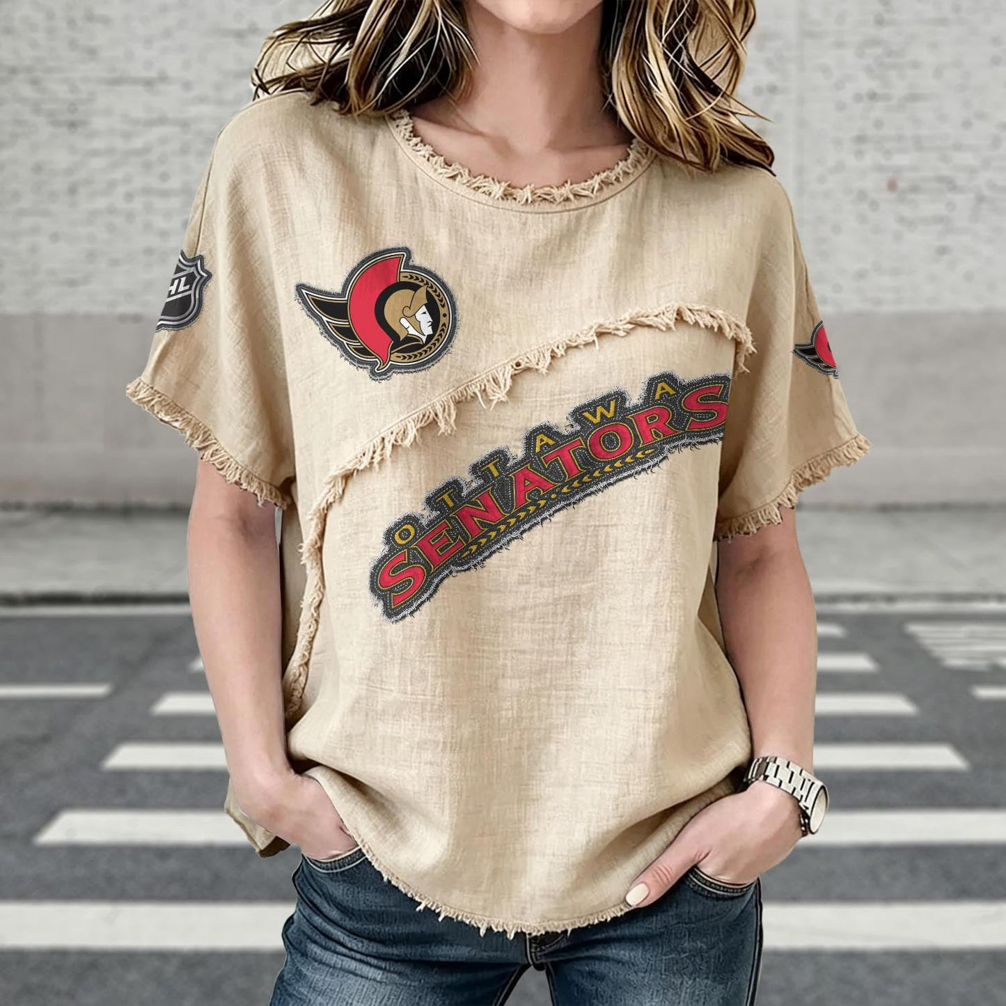 OTT  x NHL Women’s Vintage O-Neck 2905 DatND DVT