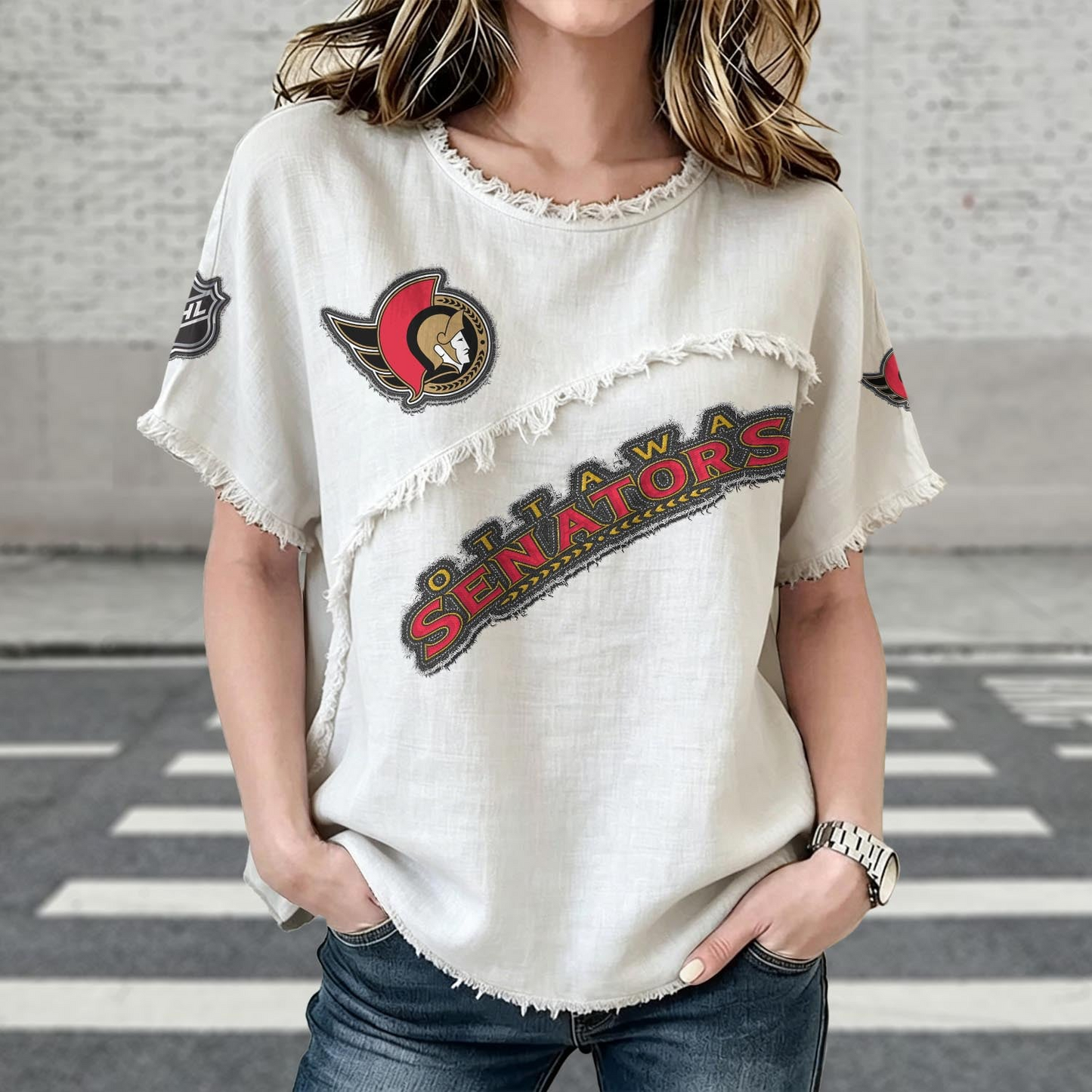OTT  x NHL Women’s Vintage O-Neck 2905 DatND DVT