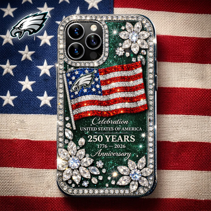 PE Premium NFL Celebration United States Of America 250 Years Luxury Phone Case DDT CTND