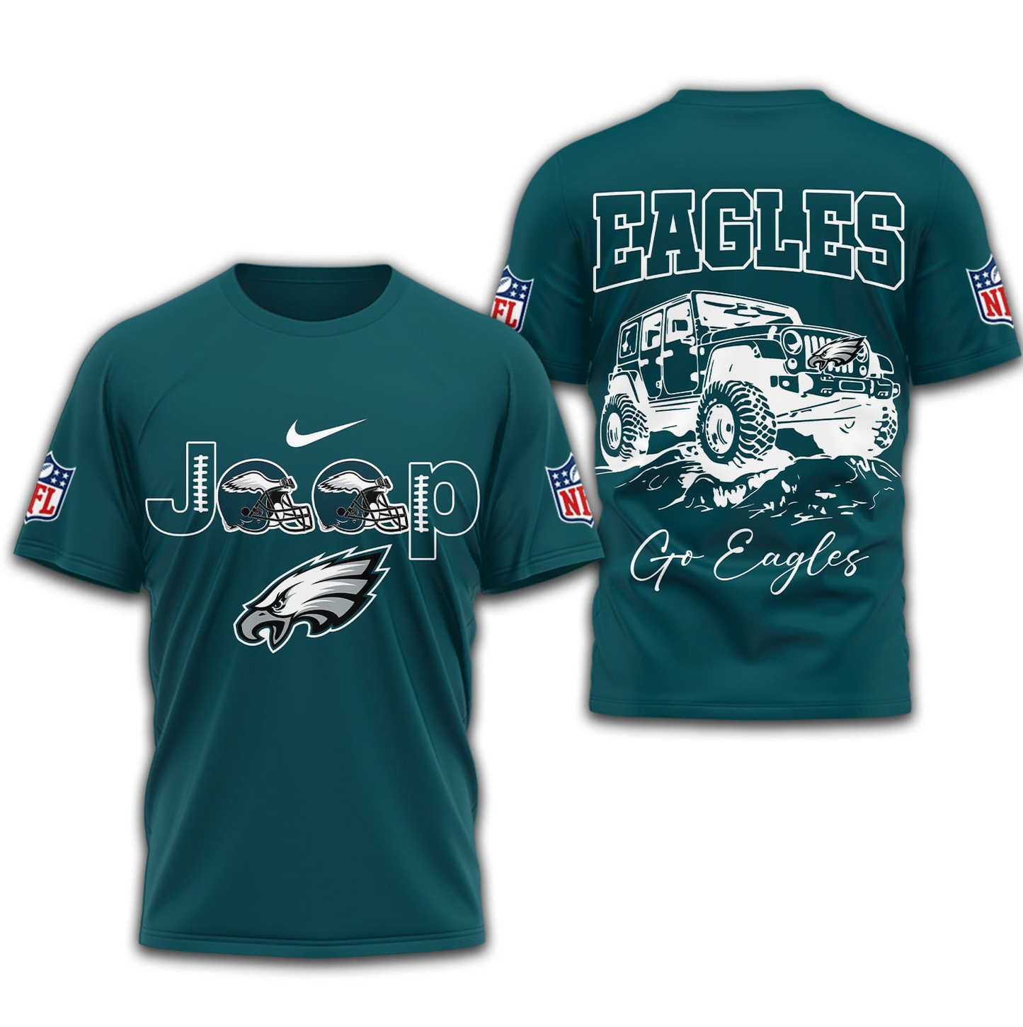 PE Premium NFL Jeep 3D Shirt DDT NTL
