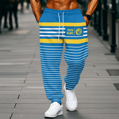 PE x NRL Casual Long Pants Custom Name Gift For Fan DDT 190326 NTL