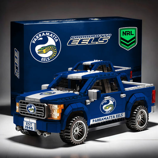 PE x NRL 3D Racing Truck Model Building Block Set 2411 V1 NDT NHM