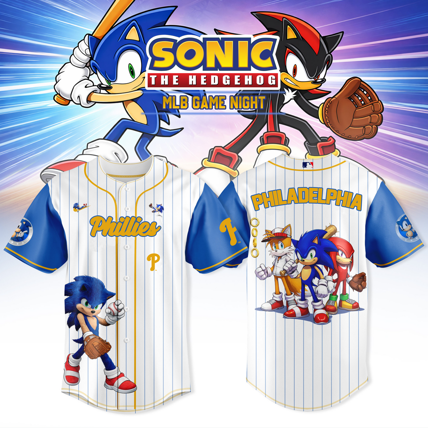 PHI x MLB Sonic Game Night Jersey DDT CTND