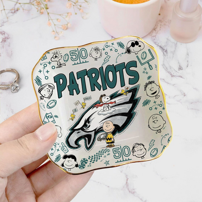 PHI x NFL Premium NFL Snoopy Jewelry Dish 0406 DatND DVT