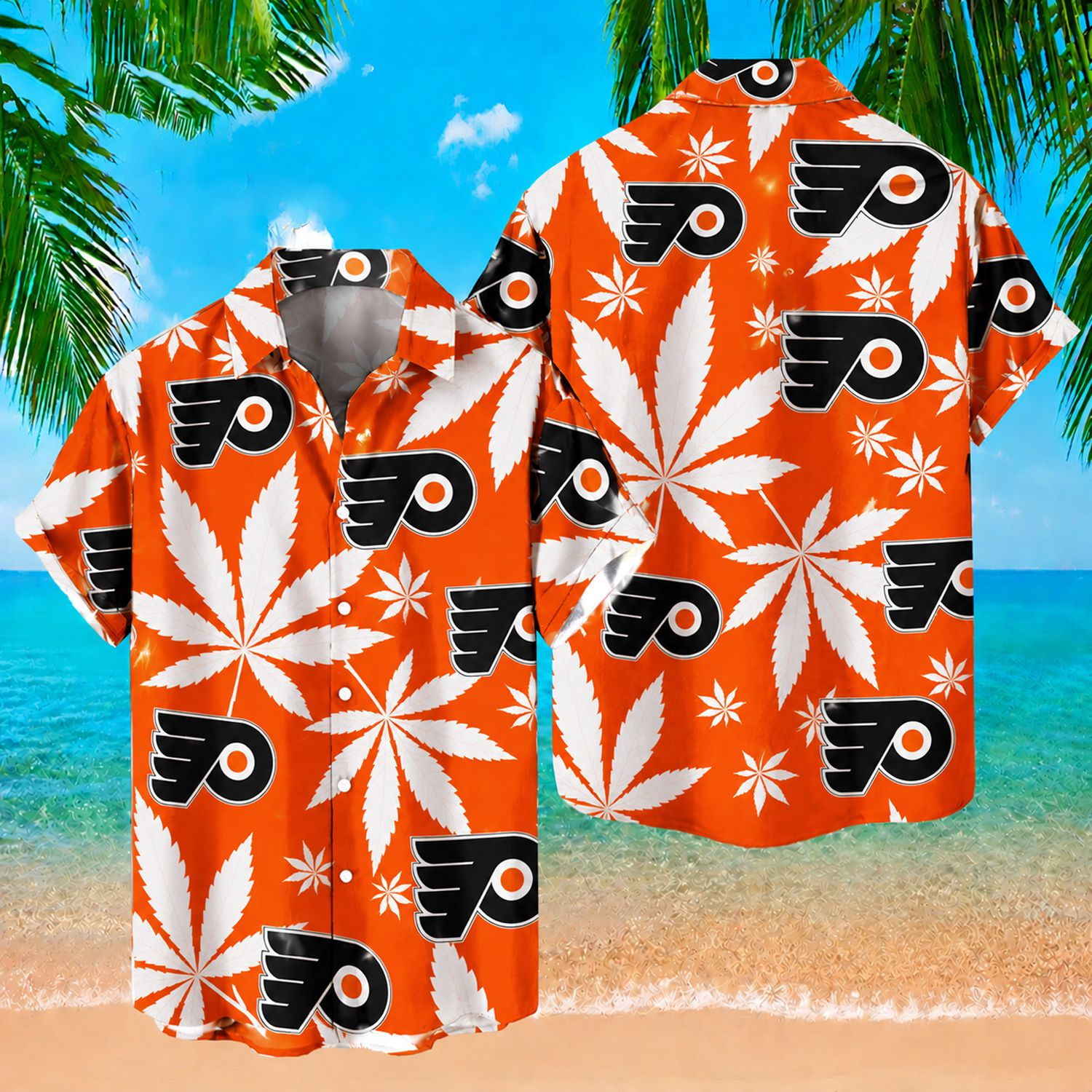 PHI x NHL Hawaiian Shirt 1605 DatND DVT