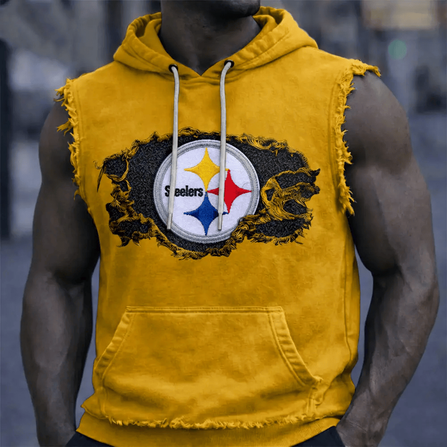 PIT x NFL Men’s Sleeveless Hoodie Tank DATND TANTD 280526