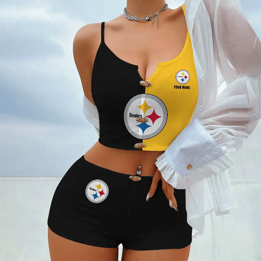 PIT x NFL Summer Full Set Woman Lingerie DATND TANTD