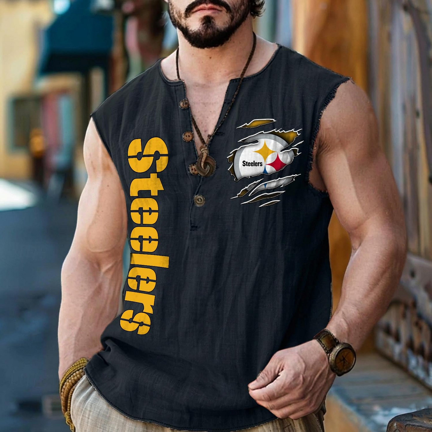 PIT x NFL Tank Tops 2805 DatND DVT