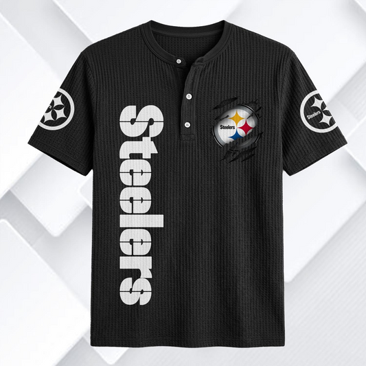 PIT x NFL Waffle Short-Sleeve Shirt 2205 DatND DVT