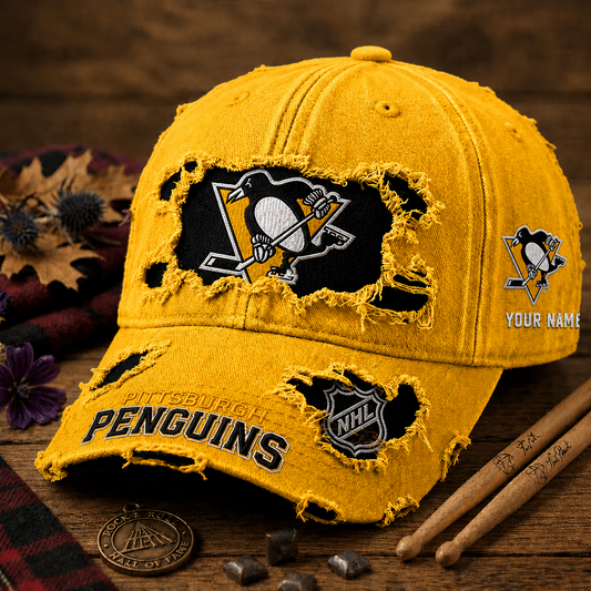 PIT x NHL Denim Washed Cap New Style DATND TANTD 290526