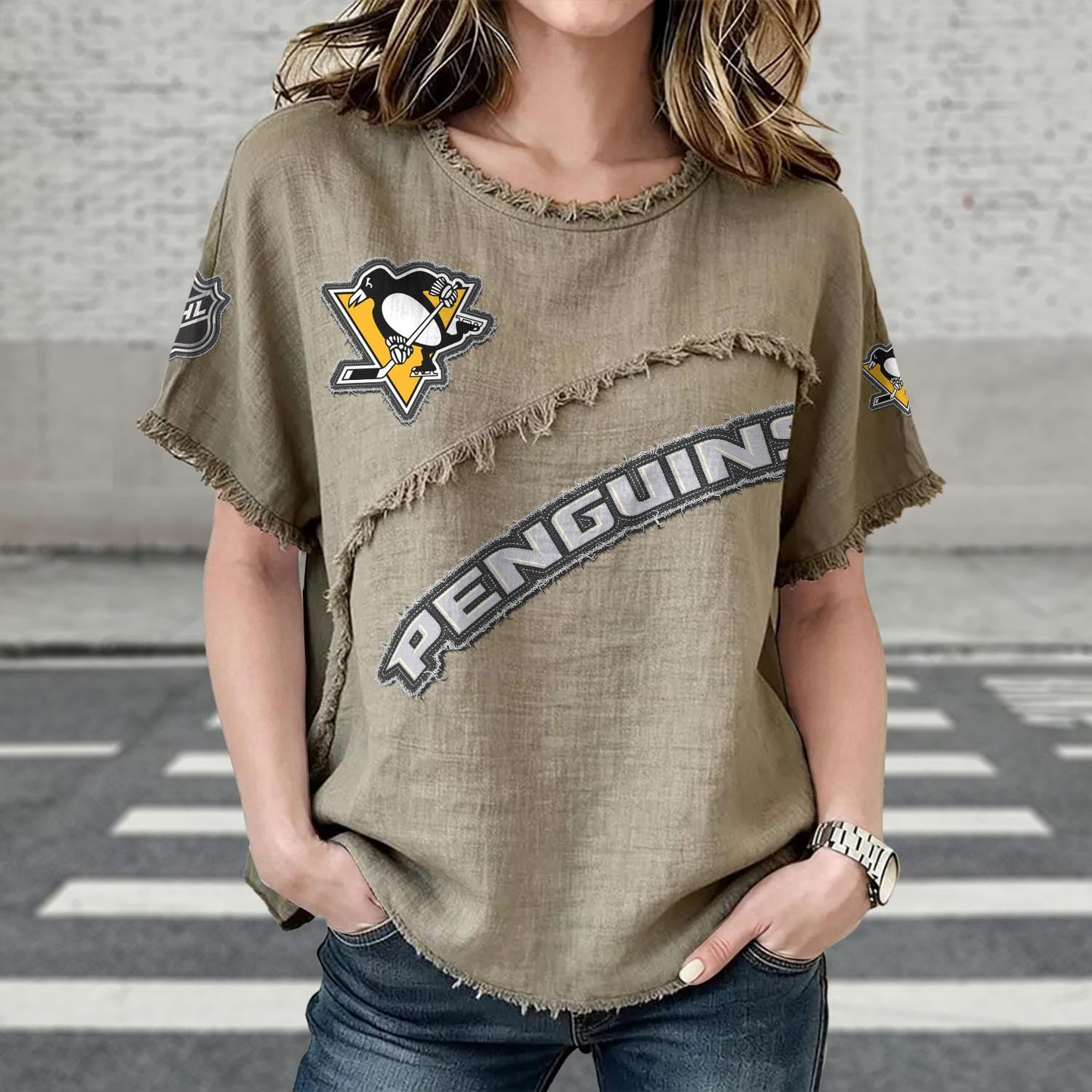 PIT x NHL Women’s Vintage O-Neck 2905 DatND DVT