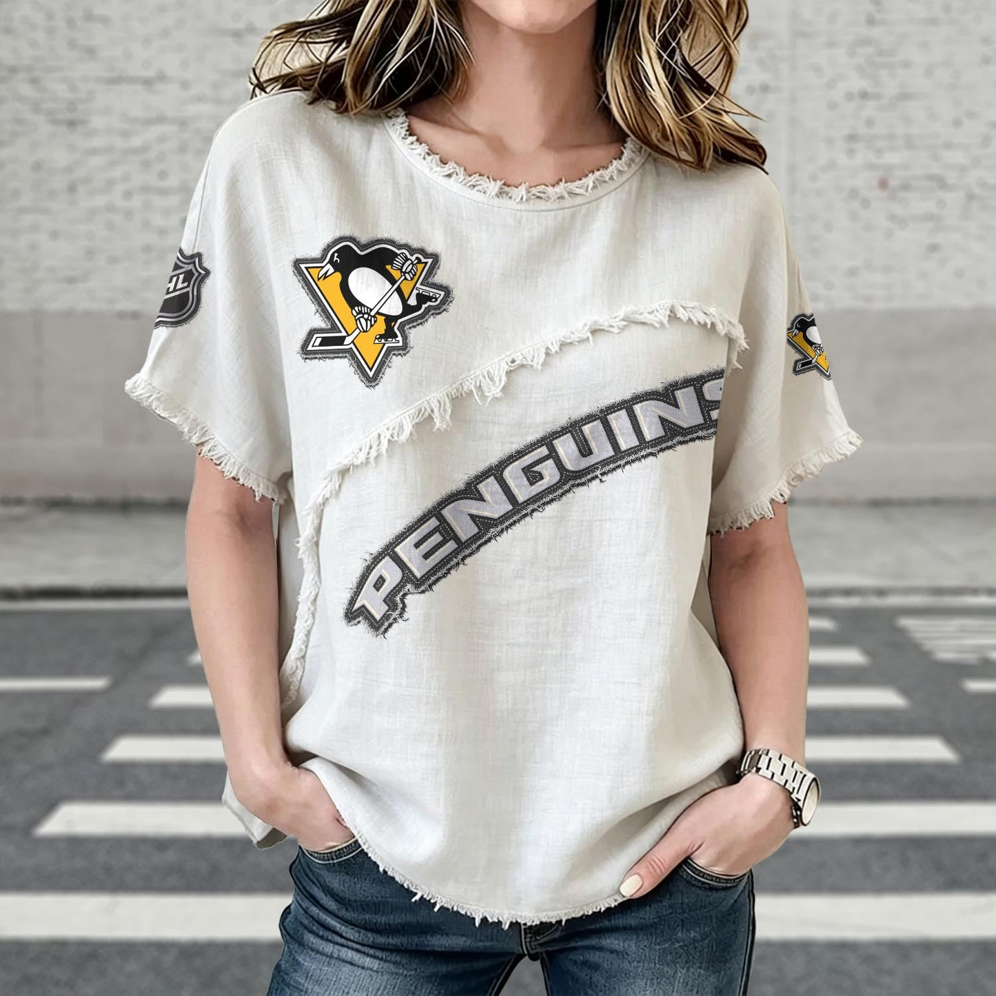 PIT x NHL Women’s Vintage O-Neck 2905 DatND DVT
