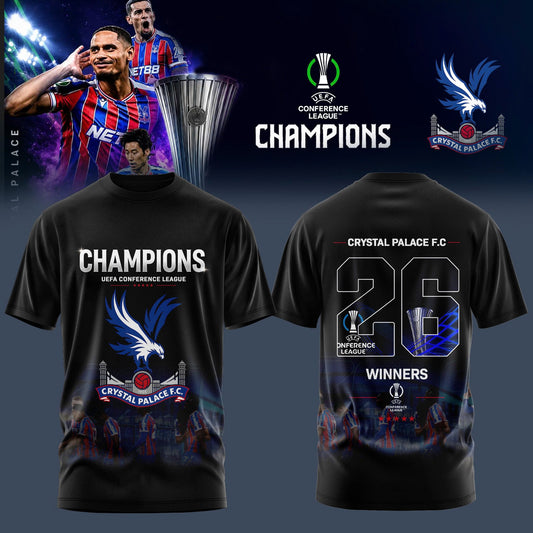 PREMIUM CRY X THANK FOR MEMORIES  UEFA Conference League Winners Shirt  V11 NDT LVH 280526