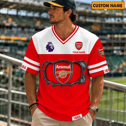 PREMIUM EPL X ARS Streetwear V-neck Shirt Custom Gifts For Fan NDT NHM 280526