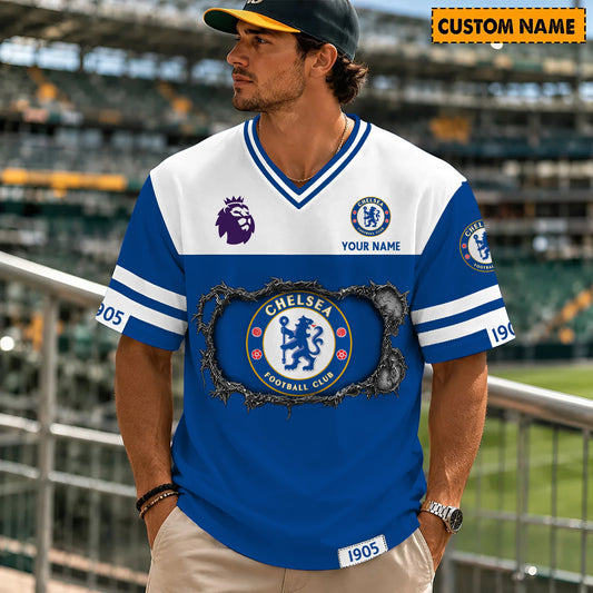 PREMIUM EPL X CHE Streetwear V-neck Shirt Custom Gifts For Fan NDT NHM 280526