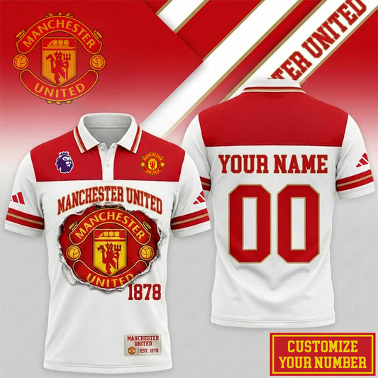 PREMIUM EPL X MU CLASSIC POLO SHIRT LIMITED EDITIONS NDT NHM 010626